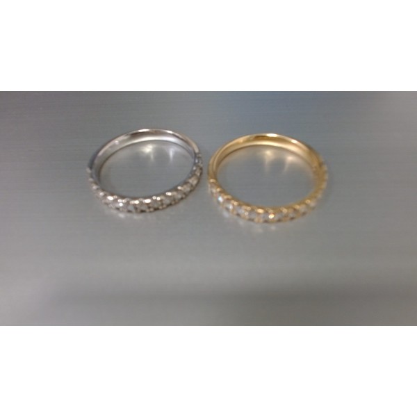 Anillo anillos escaparate de oro 18k